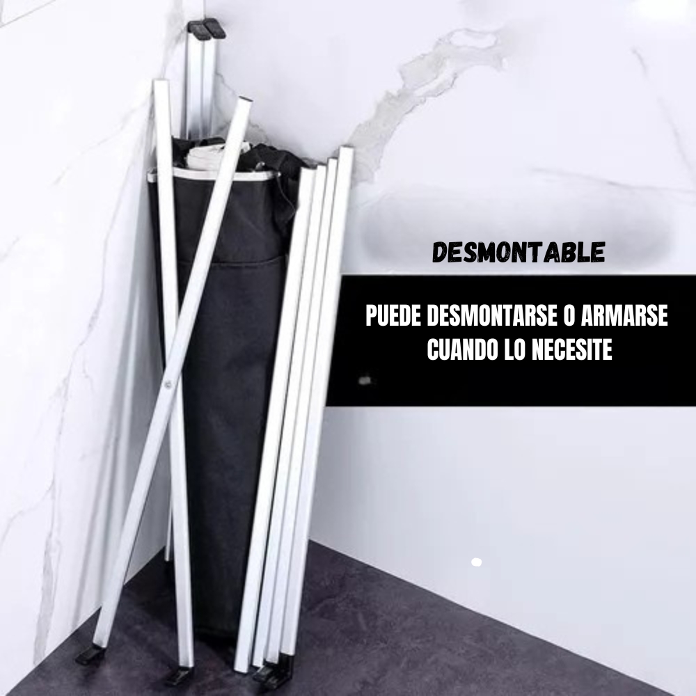 Cesto de ropa triple