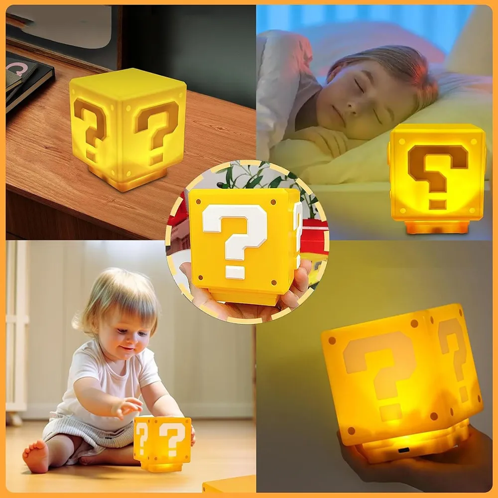 Mario Bros lampara noche con sonido