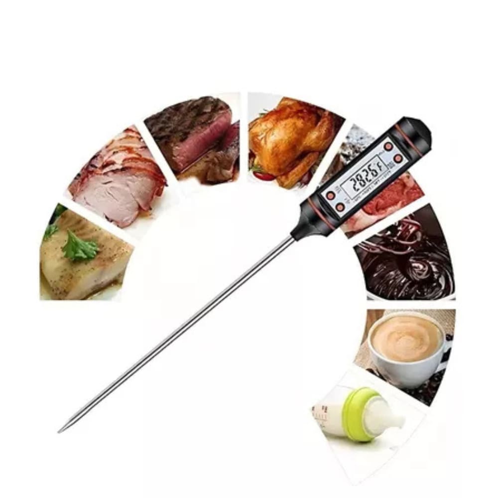 Termómetro Digital De Cocina Con Pinche Preciso Y Rápido