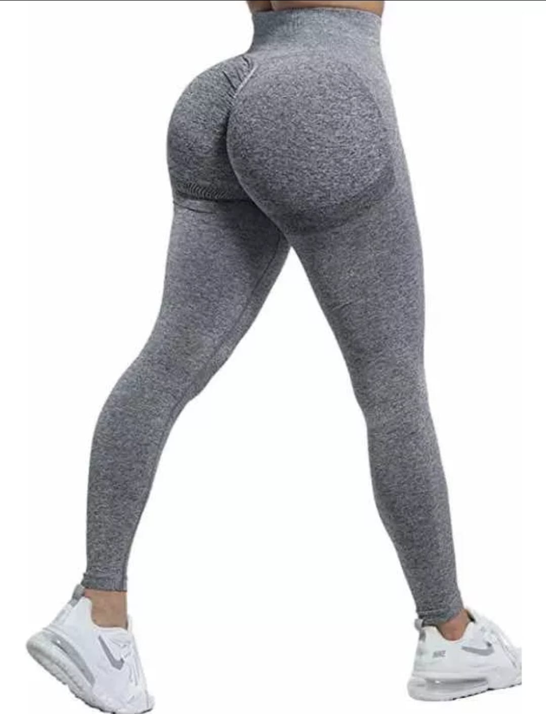Calza Seamless Push Up Gris