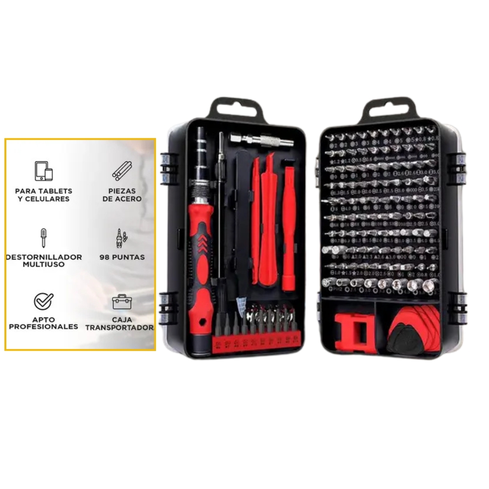 Destornilladores 115 en 1