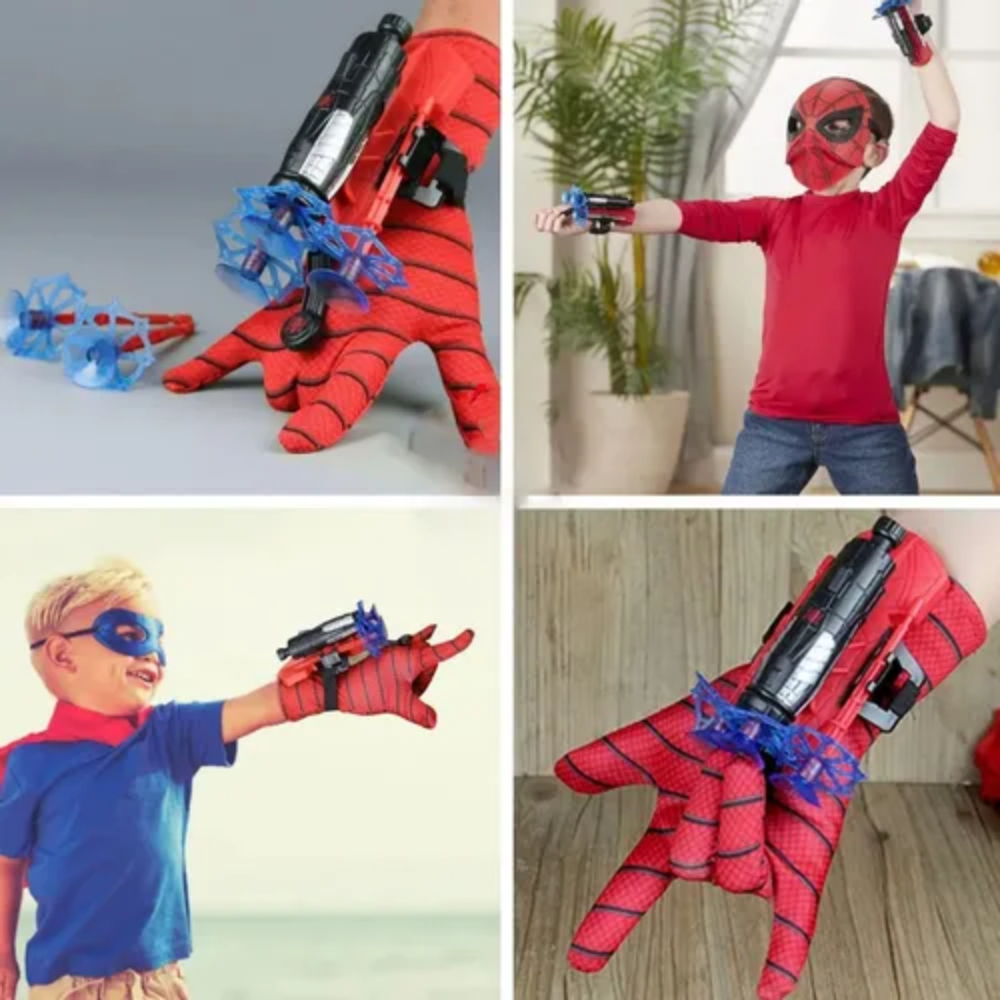 Guantes De Spiderman Con Lanzador