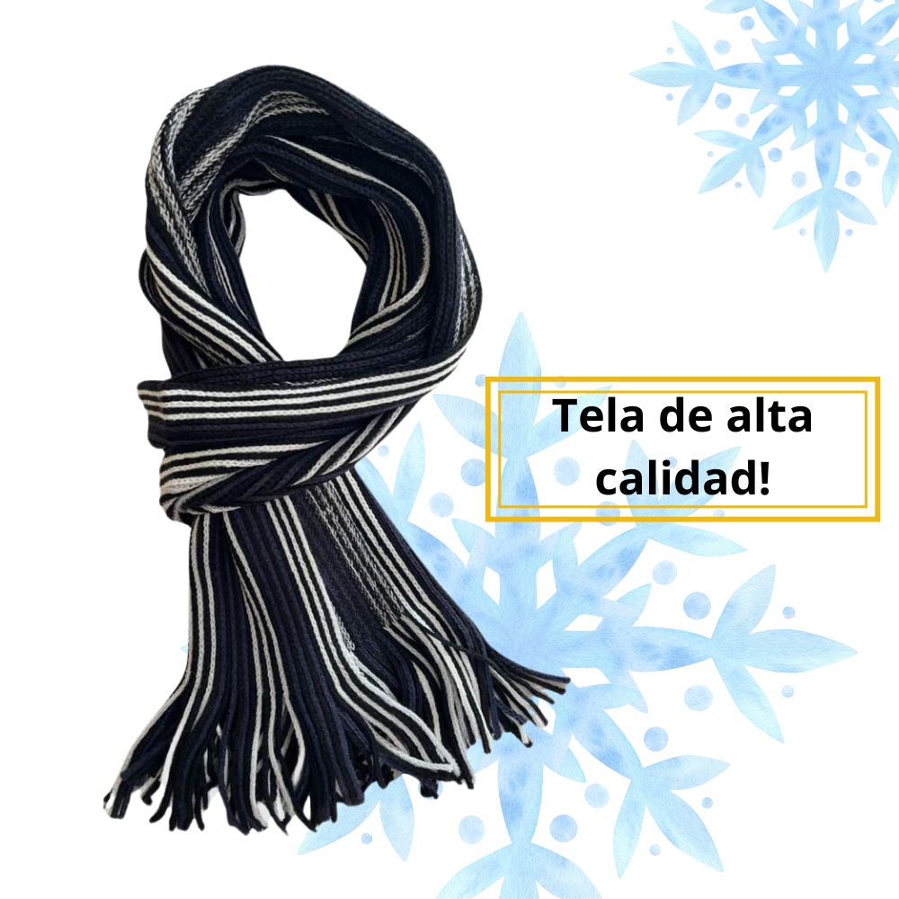 Bufanda Rayada Hombre