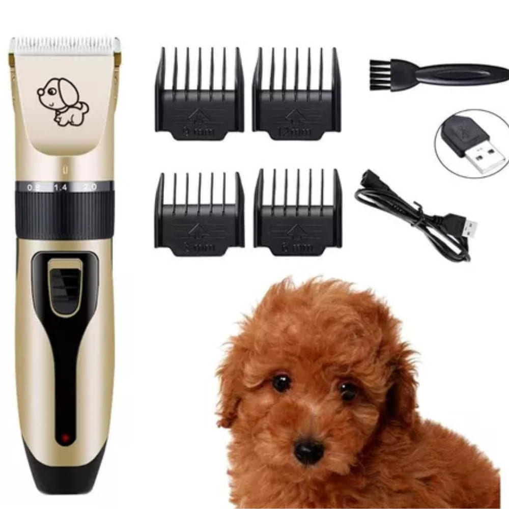 Máquina Cortapelo Para Mascotas Recargable USB Inalámbrica