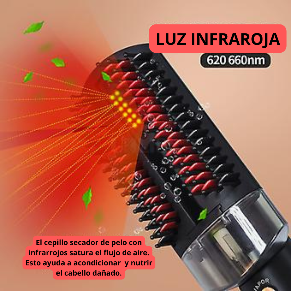 Cepillo Vapor Infrarrojo Electrico
