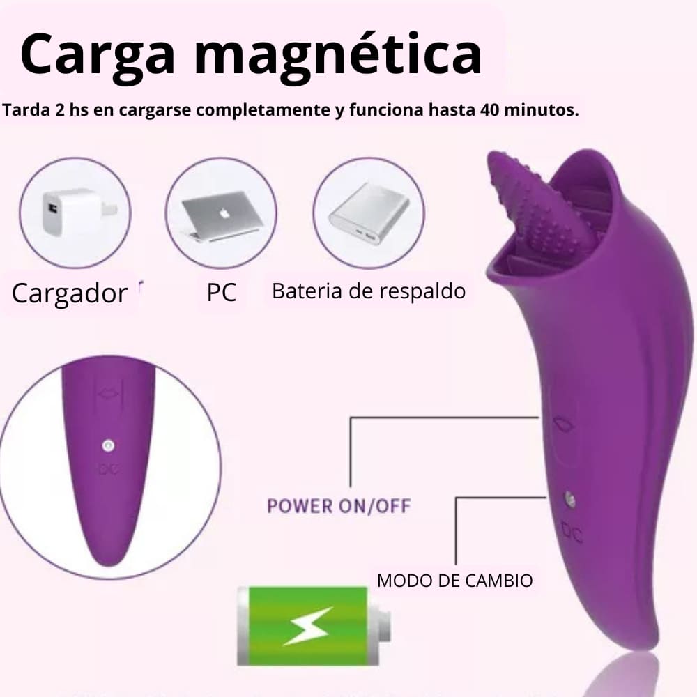 Vibrador Lengua Estimulador Punto G