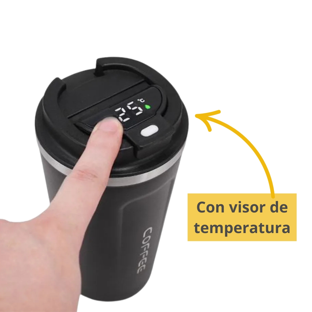 Vaso con Medidor de Temperatura