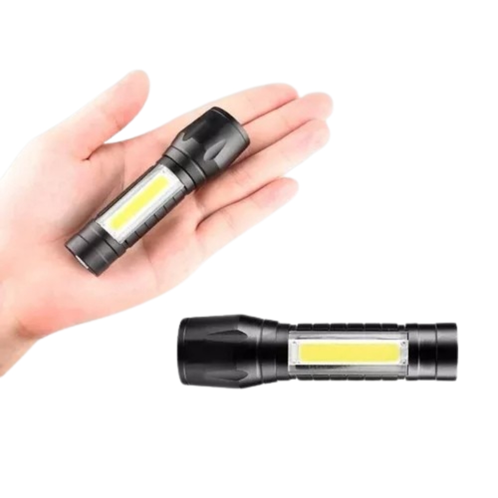 Linterna Recargable con Caja verde