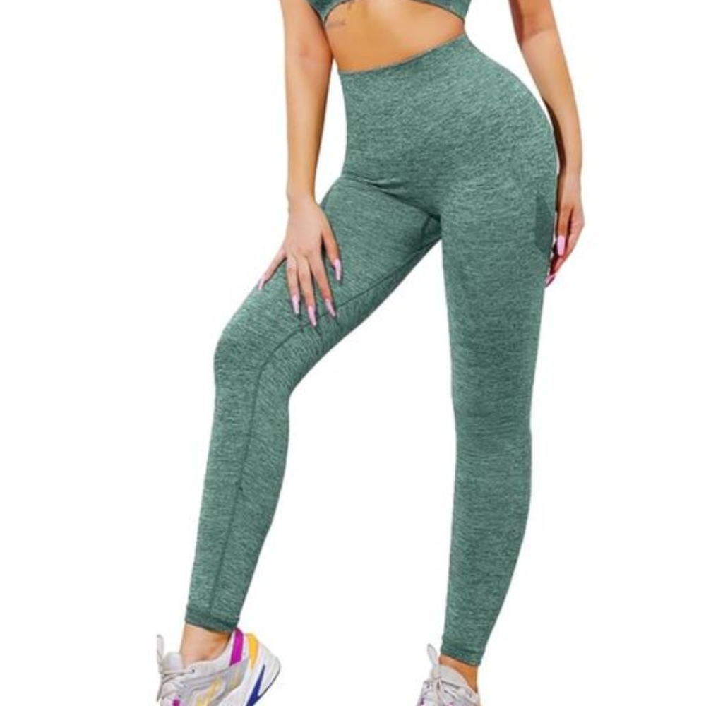 Calza Seamless Push Up Verde