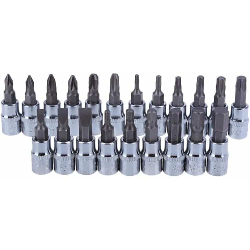 Juego de Copas 46 Piezas Caja de Herramientas para Hogar, Moto y Auto