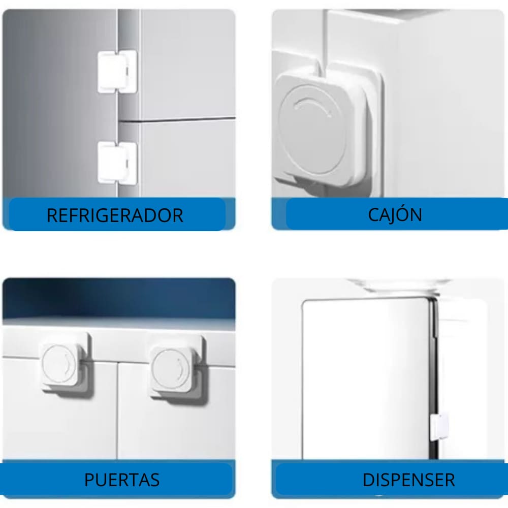 Traba Para Puerta Seguridad Cajón Heladera Niño